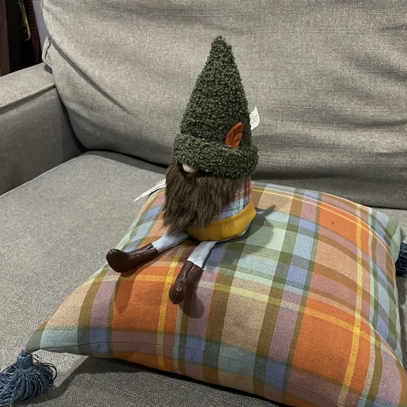 Target Bullseye Fall Collection 2023 Pumpkin wooden wall Decorative Pillow Gnome - Picture 13 of 13